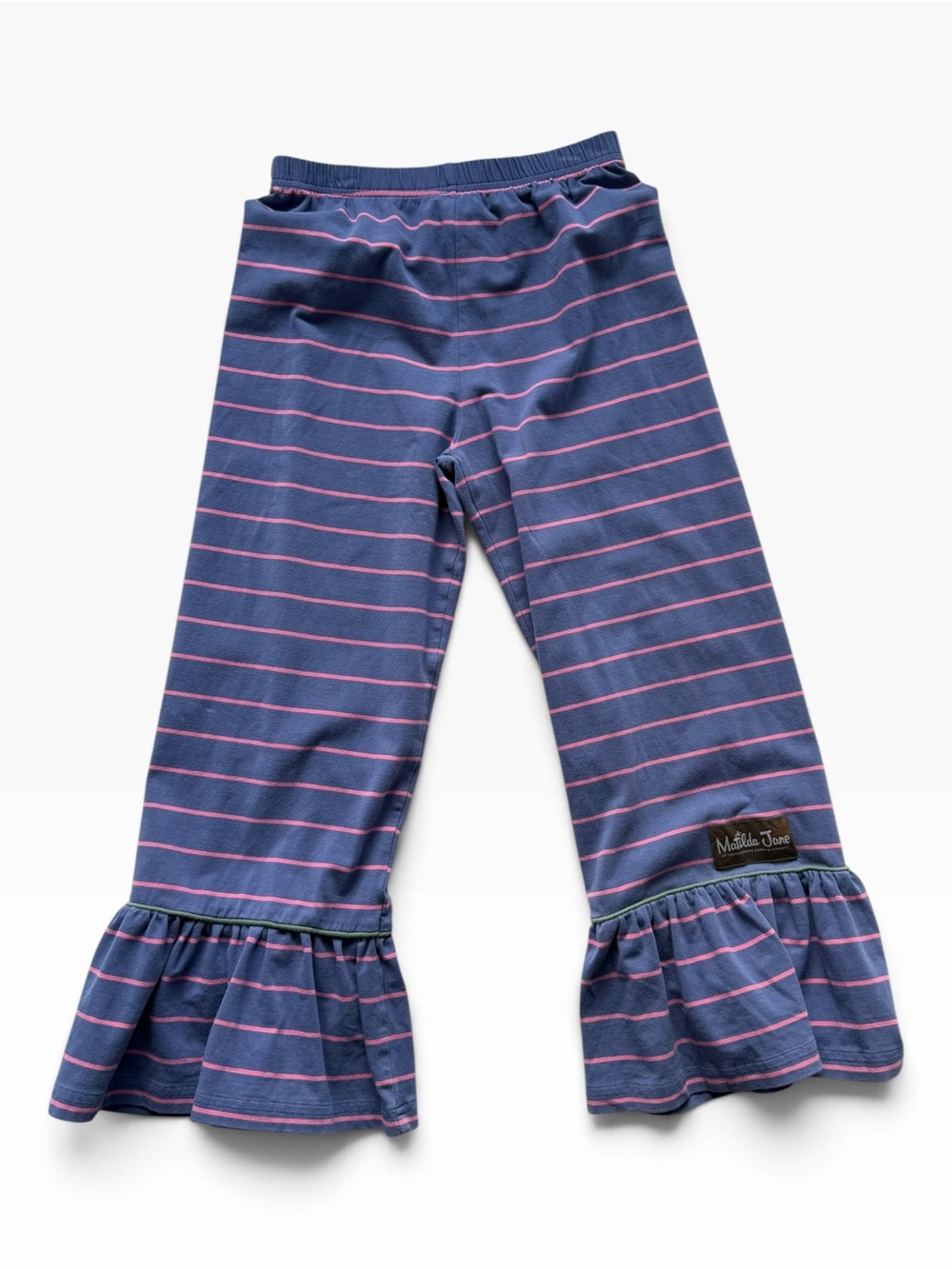 Matilda Jane Blue and Pink Striped Ruffle Pants